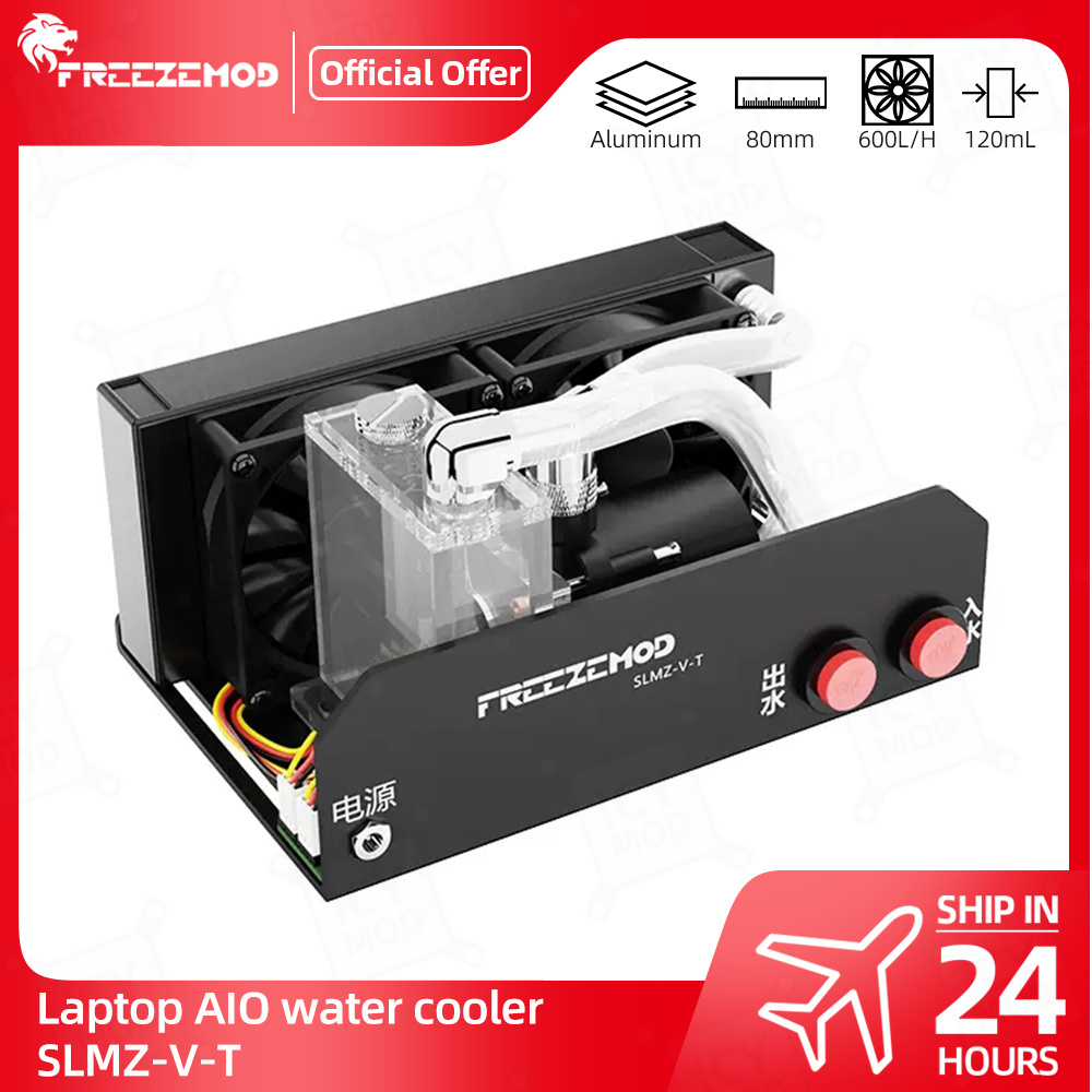 Laptop Accessories Rgb - Freezemod ชุดระบายความร้อนโน้ตบุ๊กแล็ปท็อปของเหลว AIO โมดูล160mm หม้อน้ำอลูมิเนียมระบาย80mm พัดลมคู่หัว