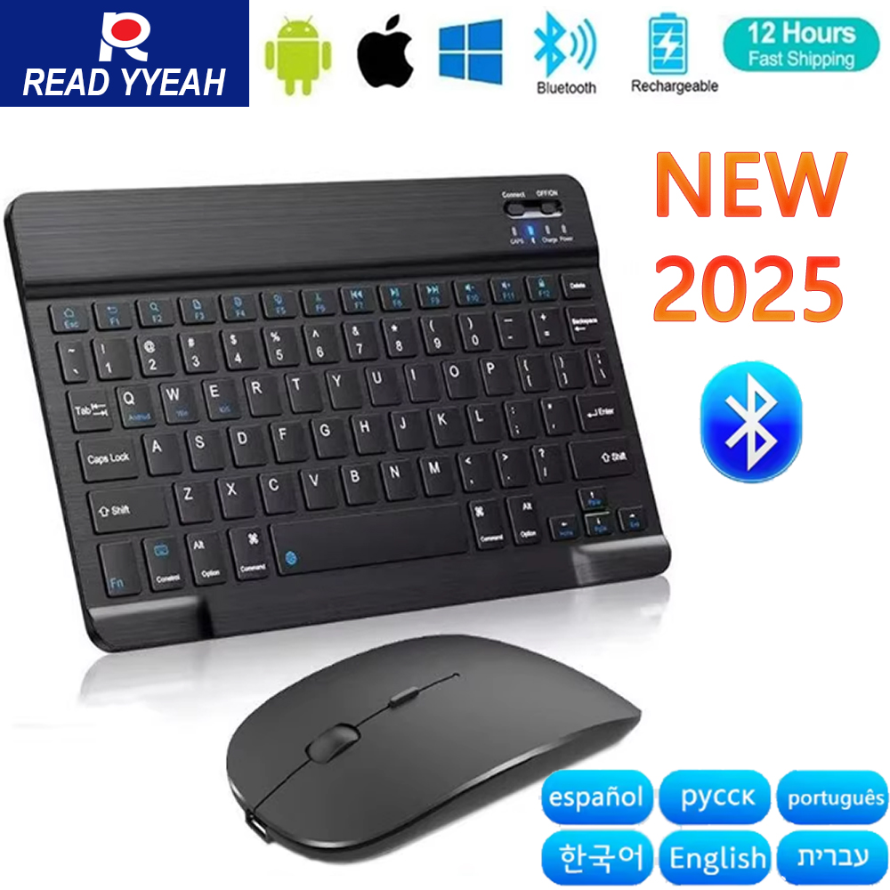 Laptop Accessories Combo - ใหม่ 2025 บลูทูธคีย์บอร์ดไร้สายเมาส์สำหรับไอโอเอส แอนดรอยด์ วินโดวส์แท็บเล็ตสำหรับไอแพด เสี่ยวมี่