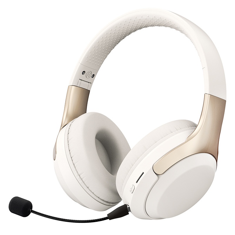 Laptop Accessories Officeworks - หูฟังบลูทูธไร้สายแบบครอบหู ไมโครโฟนในตัว เสียงสเตอริโอไฮไฟ แบตเตอรี่ใช้งานได้ยาวนาน สำหรับการเดินทาง ทำงาน