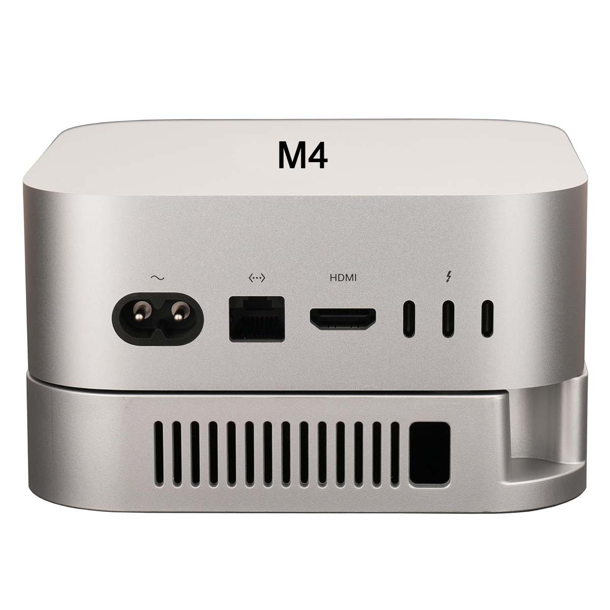 Laptop Stand Riser - ขาตั้งสำหรับ Mac Mini M4/M4 Pro, ผลิตด้วยแม่พิมพ์ความแม่นยำสูง,