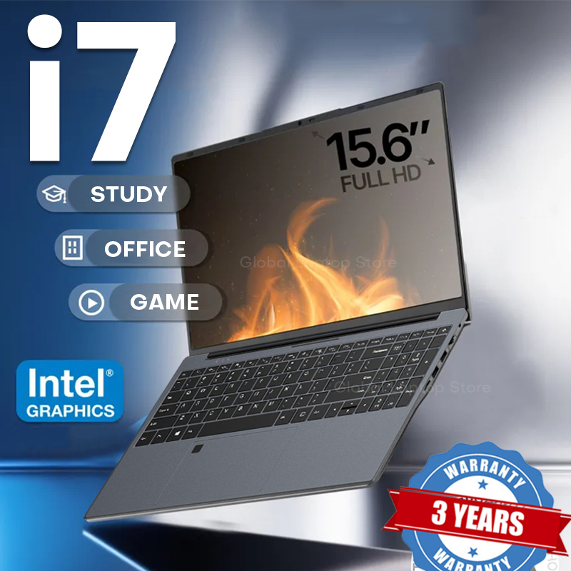 Laptop Accessories Combo - แล็ปท็อปบางเฉียบขนาด 15.6 นิ้ว Intel Core i7