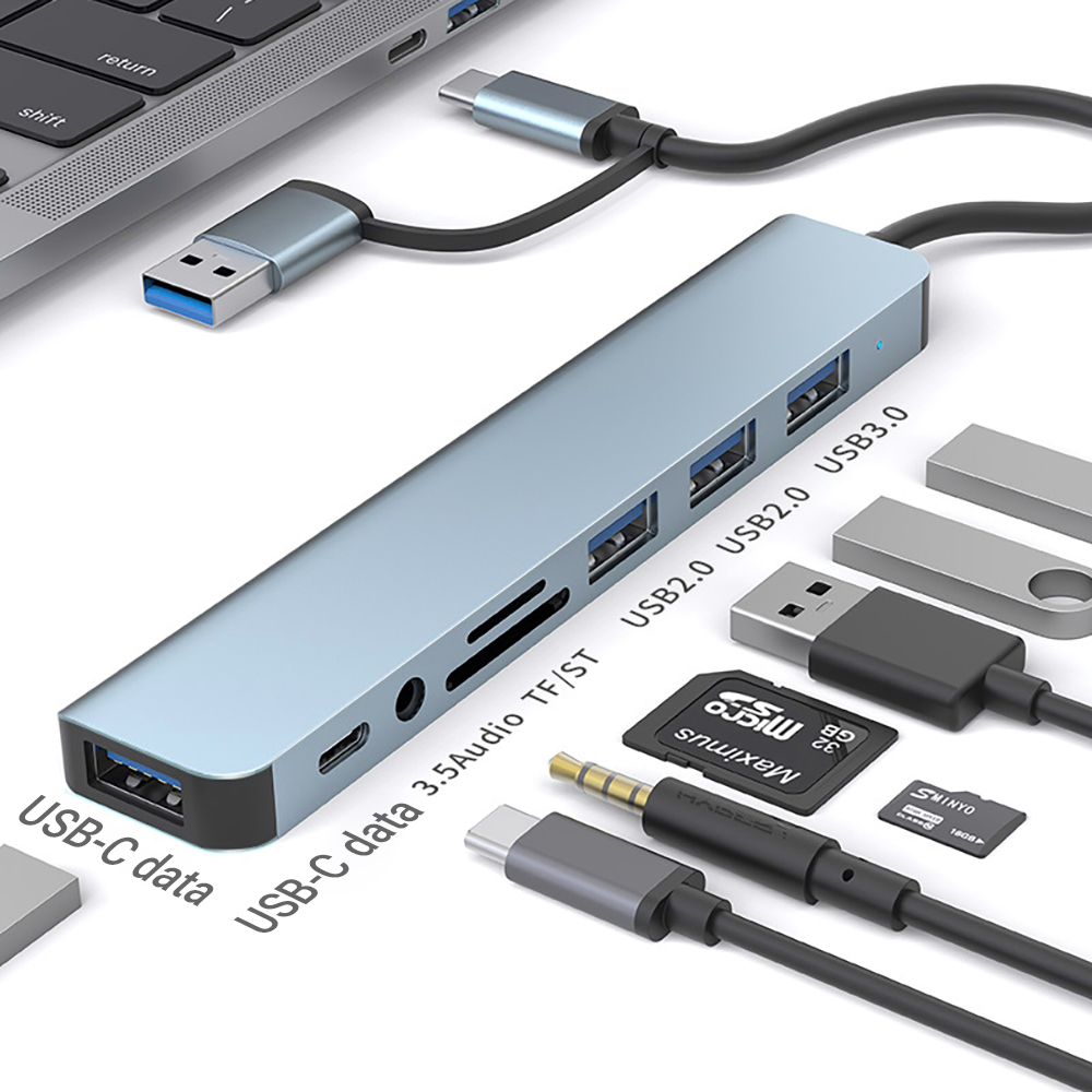 Laptop Accessories Officeworks - 9-in-1 ดูอัลเฮด USB Docking Station USB-A&USB-C