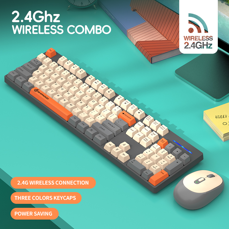 ชุดคีย์บอร์ดและเมาส์ไร้สาย 2.4 - Laptop Accessories Combo บทวิจารณ์และราคา