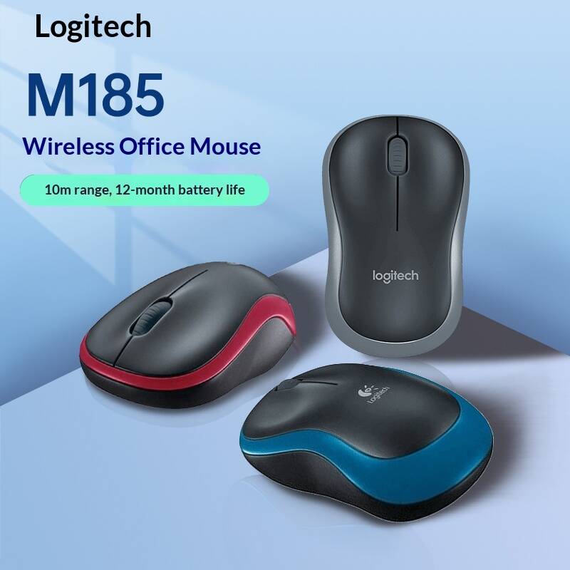 เมาส์ไร้สาย Logitech M185 อุปก - Laptop Accessories Officeworks บทวิจารณ์และราคา