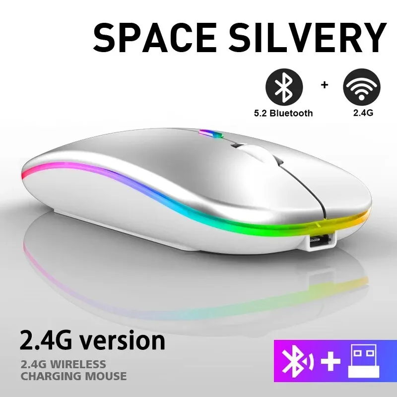 เมาส์ไร้สายบลูทูธแบบสองโหมด ดี - Laptop Accessories Rgb บทวิจารณ์และราคา