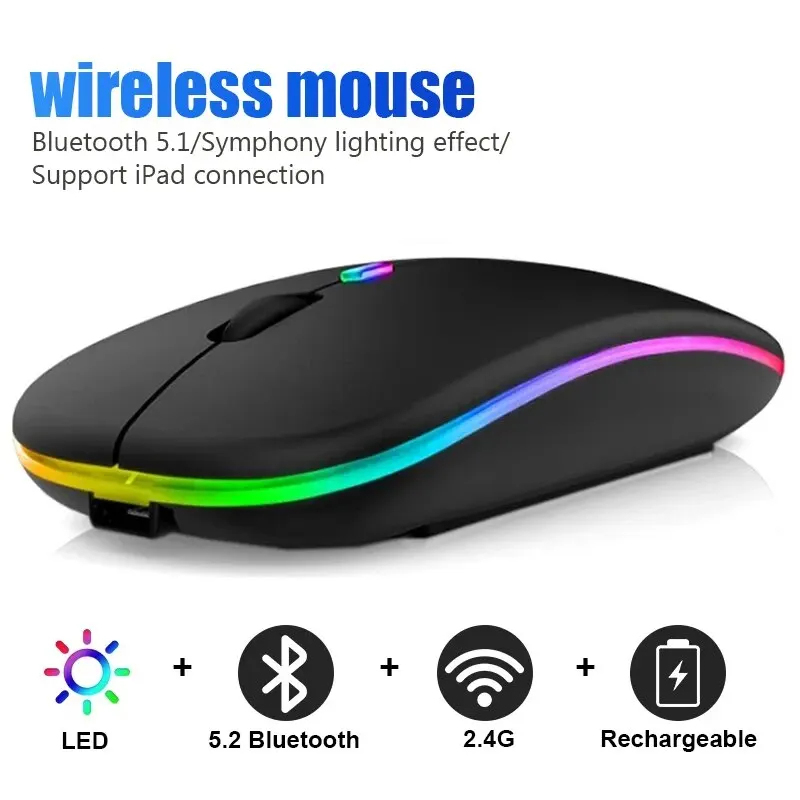 เมาส์ไร้สายบลูทูธแบบสองโหมด ดี - Laptop Accessories Rgb บทวิจารณ์และราคา