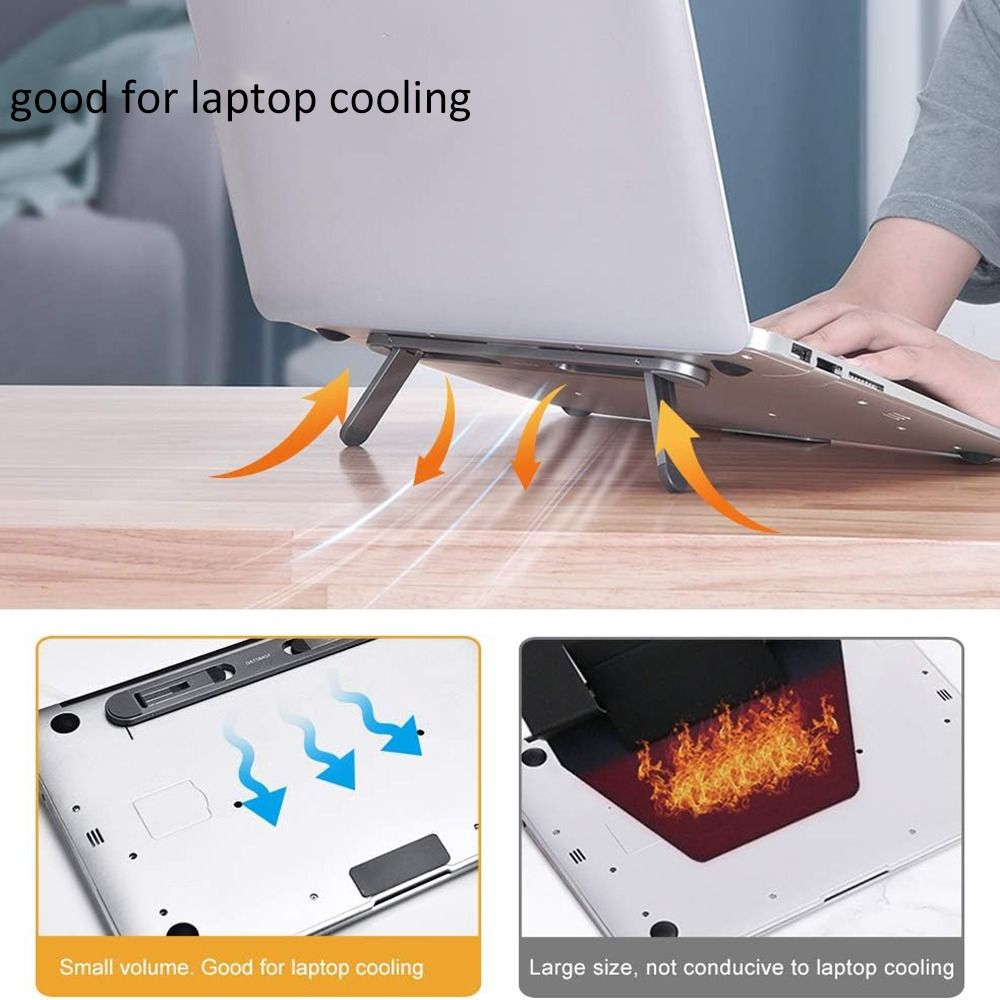 ขาตั้งแล็ปท็อปแบบพับได้ ปรับระ - Laptop Stand Riser บทวิจารณ์และราคา