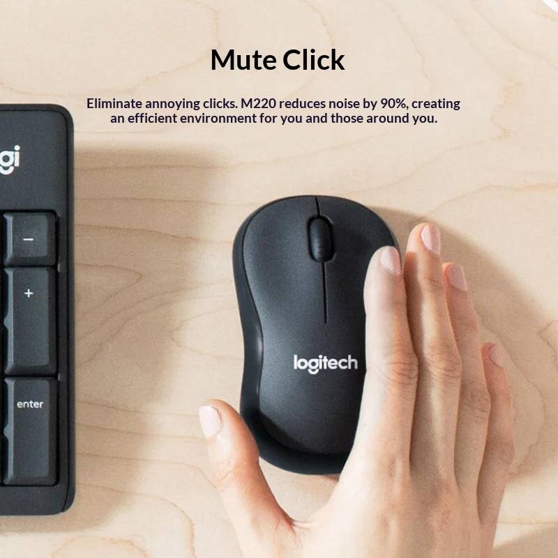 เมาส์ Logitech M220 2.4G แบบเง - Laptop Accessories Officeworks บทวิจารณ์และราคา