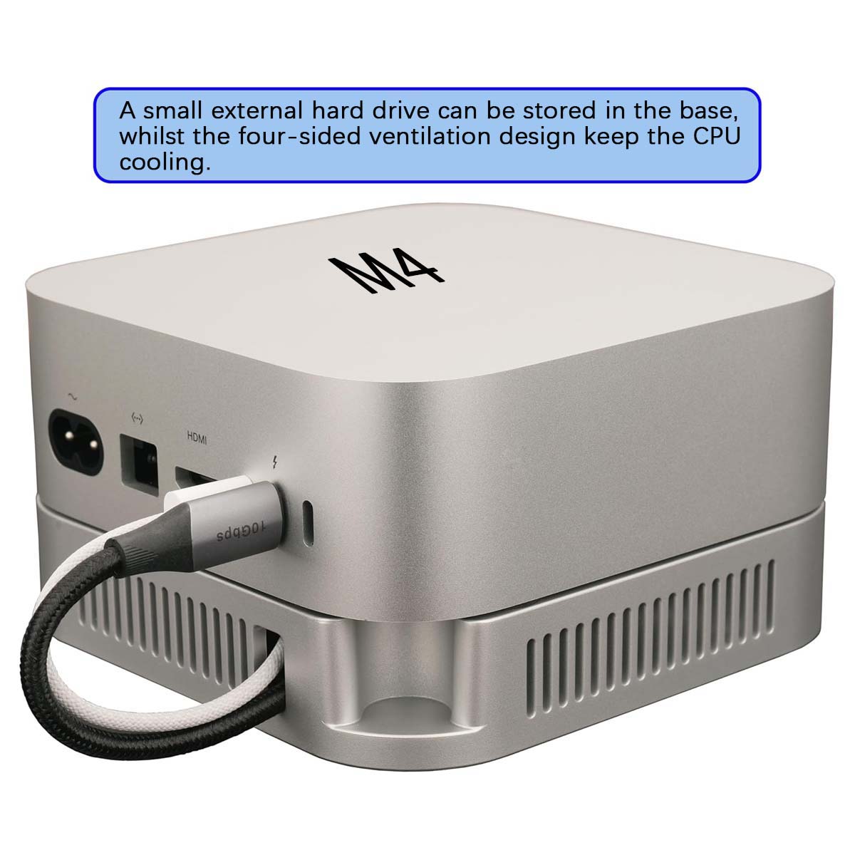 ขาตั้งสำหรับ Mac Mini M4/M4 Pr - Laptop Stand Riser บทวิจารณ์และราคา