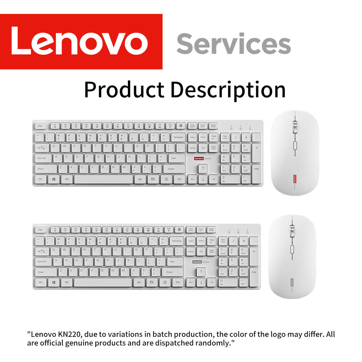 เลอโนโว KN220 คอมโบคีย์บอร์ดไร - Laptop Accessories Combo บทวิจารณ์และราคา