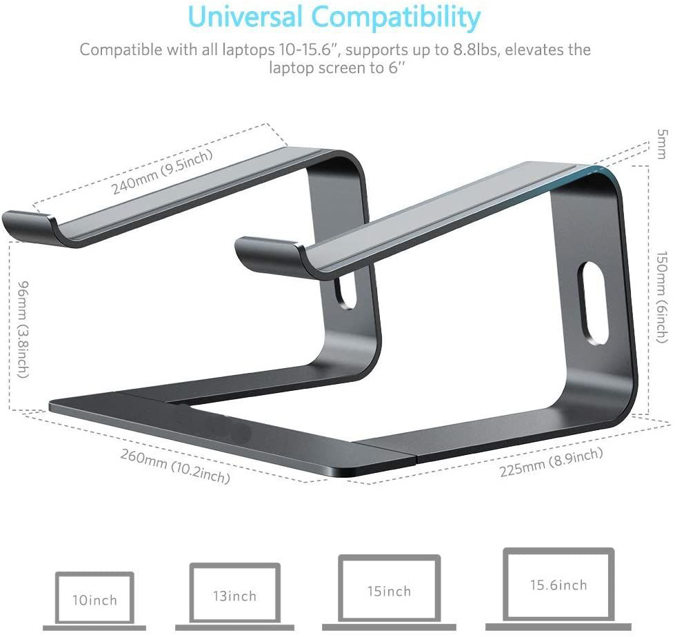 Jomaa ขาตั้งแล็ปท็อป Ergonomic - Laptop Stand Riser บทวิจารณ์และราคา