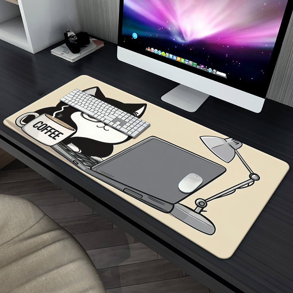 แมวกาแฟสุดน่ารักทำงานบนแผ่นรอง - Laptop Accessories Officeworks บทวิจารณ์และราคา