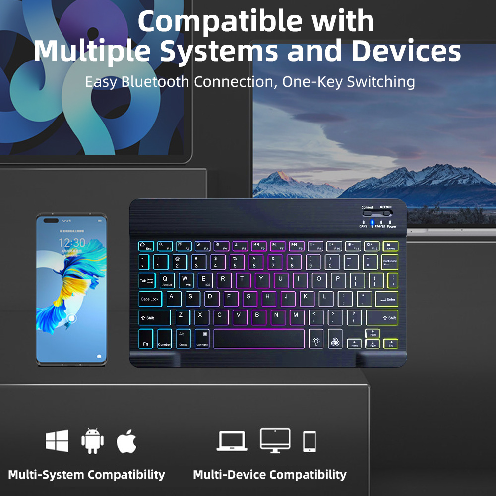 2026 คีย์บอร์ดบลูทูธแบบมีไฟแบ็ - Laptop Accessories Combo บทวิจารณ์และราคา