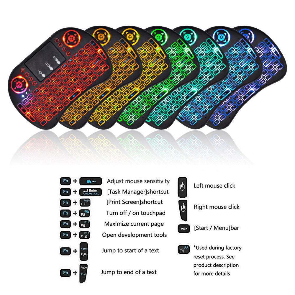 2.4G Air Mouse พร้อมแป้นพิมพ์ท - Laptop Accessories Combo บทวิจารณ์และราคา