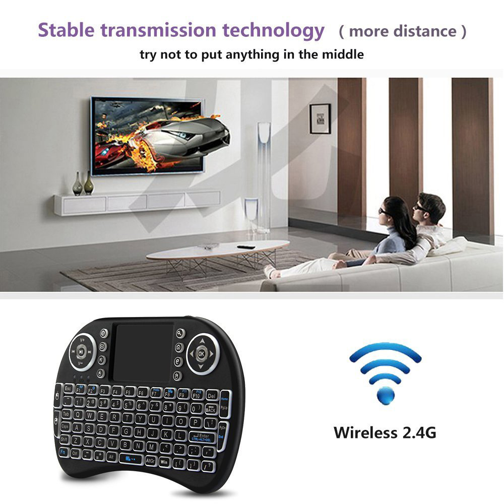 Backlit Mini คีย์บอร์ดไร้สายภา - Laptop Accessories Combo บทวิจารณ์และราคา