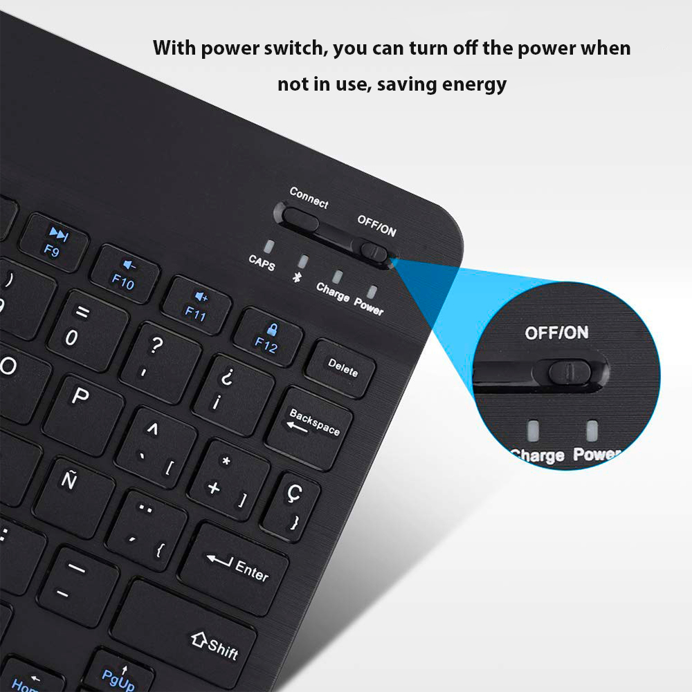 คีย์บอร์ดไร้สายบลูทูธสำหรับแอน - Laptop Accessories Combo บทวิจารณ์และราคา