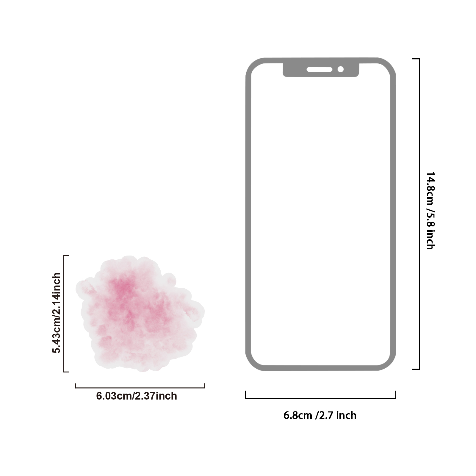 สติกเกอร์ลายขอบขนมหวานสีชมพู E - Laptop Accessories Pink บทวิจารณ์และราคา